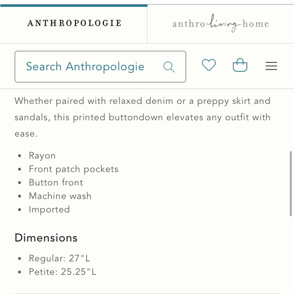 Anthro Akemi + Kin Purple Floral Paisley Print Buttondown Blouse Top - Picture 9 of 14